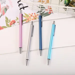Set di matite meccaniche in metallo colorato, penne sfiziose per studenti, ufficio e scuola.