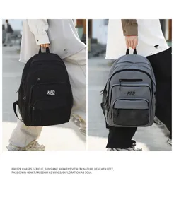 Mochila casual grande para hombres y mujeres, bolsa escolar ligera para viajes diarios.