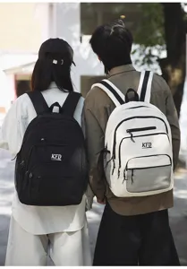 Mochila de viaje casual para hombres y mujeres, gran bolsa escolar para estudiantes.