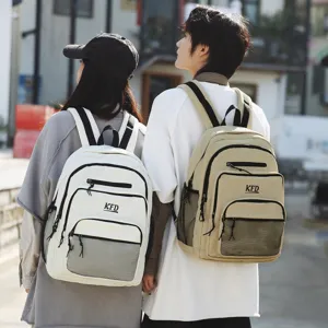 Mochila de viaje casual de gran capacidad para hombres y mujeres bolsa para computadora
