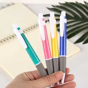 Einziehbar Kugelschreiber Bunt Kunststoff Büro Schreibwaren Stifte 0.7mm Kugelspitze Blau Tinte Schreibstifte Für Schüler