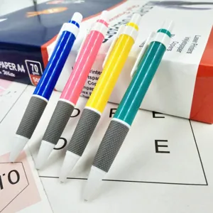 Bunte einziehbare Kugelschreiber Set mit bequemem Griff für Büro und Schule Schreibarbeiten.