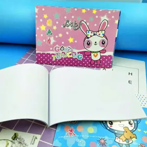 B5 Cuaderno de Dibujo Dibujos Animados Niños Lindo Graffiti Papel en Blanco Suministros