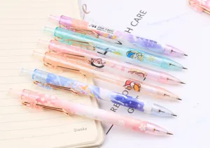 Buntes mechanisches Bleistift Set mit Mustern 0.7mm für Schüler Schreiben Schreibwaren