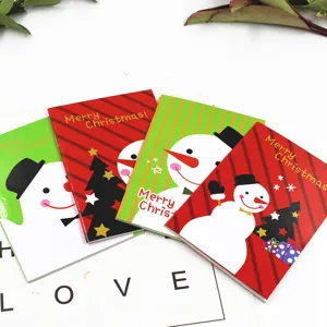 Weihnachts Mini Notizbuch Taschenformat niedliches Schneemann Design fur Weihnachtsgeschenk