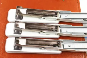 Agrafeuse blanche robuste pour bureau, mécanisme à ressort métallique pour relier, 3 pcs