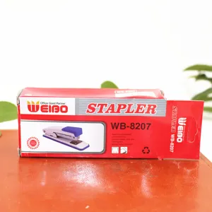 Agrafeuse de bureau WEIBO WB-8207 pour le bureau et l'ecole, outil de reliure pratique.