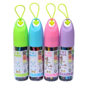Set de rotuladores de acuarela lavables para niños, diseño de botella de la suerte.