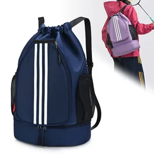 Große Kapazität Sport Wasserdicht Kordelzug Rucksack Fitness Training Tasche Schulranzen