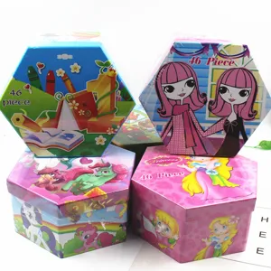 Kids Art Drawing Stationery Kit Watercolor Pens Crayons Painting Supplies Educational Creative Gift For School Children