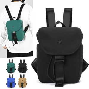 Small casual backpack lightweight nylon commuter rucksack for daily travel and fashion use