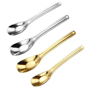 cuillère à soupe en acier inoxydable 316 poli miroir cuillère de cuisine pour bébé