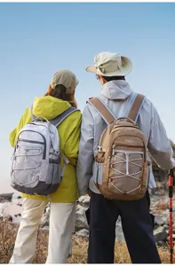 Sac à dos de voyage extérieur décontracté pour hommes et femmes, cartable léger.