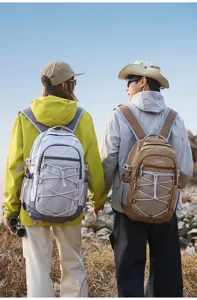 Sac à dos de voyage décontracté en plein air pour hommes et femmes, cartable d'étudiant léger.