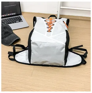 Lightweight vest backpack for hiking running and outdoor sports, featured in detailed view design.