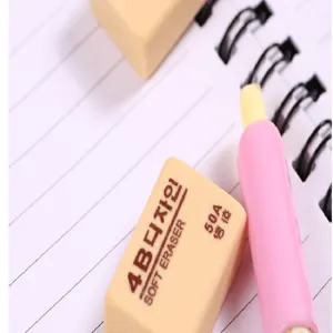 Leuke 4B zachte gum set, student tekening schets rubber kantoor school benodigdheden