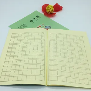 Schüler Tianzi Raster Übungsheft zum Schreibenüben, klares Rasterlayout für das Schullernen.