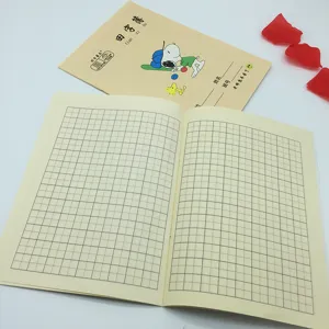 Schueler Raster Uebungsheft Grundschule Mathematik Schreibheft mit niedlichem Cartoon Cover