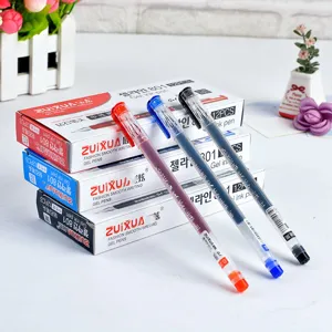 Creative Diamond Head Gel Pen Large Capacity Office Stationery Smooth Writing Signing Pen Black Blue Red Ink