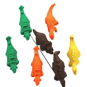 Ensemble de gommes dinosaure mignonnes pour enfants, cadeaux de papeterie créatifs.