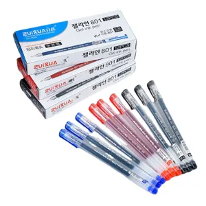 0.38mm gel ink pens set with diamond tip, large capacity smooth writing stationery supplies.
