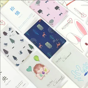 Süßes A5 Softcover Notizbuch Tier Baum Design Student Tagebuch Übungsheft 1Stk