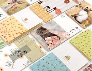 A5 süßes kreatives Softcover Notizbuch Tagebuch mit verschiedenen Blumen- und Tiermotiven.