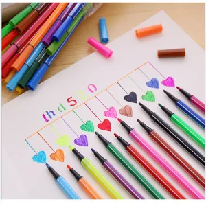 Colorful children watercolor pens set washable art drawing markers for kids school