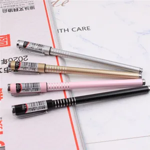 Metal gel pen 0.5mm smooth writing signature pen office school supplies wholesale