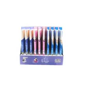 Wholesale cute starry sky mechanical pencil set for students, creative cartoon writing pen.