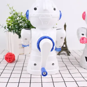 Creatieve robot handmatige puntenslijper voor kinderen, schattig bureau schrijfwaren.
