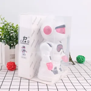 Creatieve robot puntenslijper met transparante doos, elektrische automatische kantoor tool.
