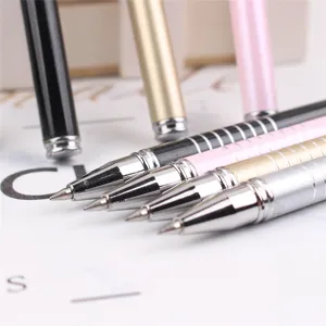 High-end 0.5mm metal gel pen creative office signature pen student writing stationery item
