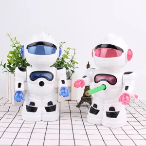 Creatieve robot puntenslijper dubbele set voor dagelijks kantoor en schoolgebruik