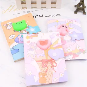 Leuke kawaii squishy notitieboek planner dagboek schrijfwaren cadeautje voor kinderen
