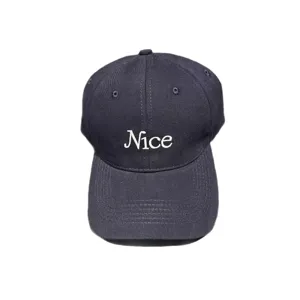 Unisex βαμβακερό καπέλο μπέιζμπολ με κέντημα Nice για σπορ και καθημερινή εξωτερική χρήση