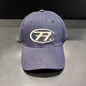 American retro washed cotton baseball cap with embroidered logo, unisex casual duck tongue hat.