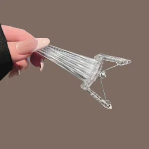 Transparent hair root volumizing clip duckbill pin for natural fluffy hair styling tool