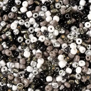 Bulk 4mm glass seed beads mixed colors for DIY handmade bracelets necklaces jewelry making