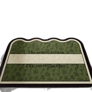 Luxus Eingangstür Matte PVC Schlaufenmatte rutschfeste Fußmatte Flur Schmutzfangmatte