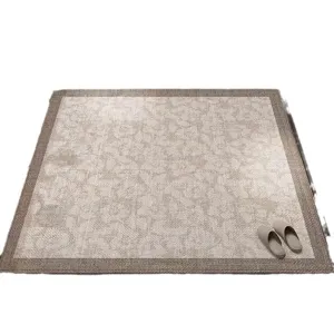 Anti-slip entry door mat for home hallway porch, durable dirt-resistant floor rug main view.