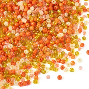 Bulk 4mm glass seed beads mixed colorful pony beads for DIY jewelry making bracelets necklaces