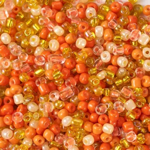 Colorful 4mm glass seed beads mixed bulk pony beads for DIY jewelry making bracelets necklaces