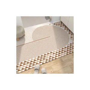 Tappeto da terra moderno per ingresso e corridoio, zerbino resistente antipolvere per la casa.