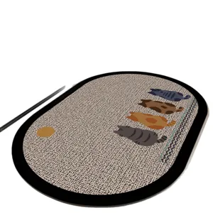 Cartoon absorbent diatomaceous earth bath mat, anti-slip non-slip floor mat for bathroom.