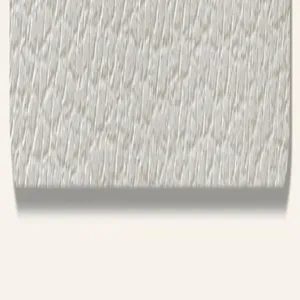 Close-up detail of the textured white faux leather surface showing the premium anti-slip mat.