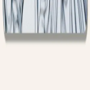 Close-up detail of modern grey striped floor mat, soft texture and non-slip design.