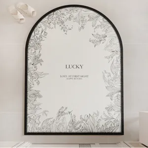 Arch entrance floor mat non-slip waterproof washable foyer rug for home living room decor