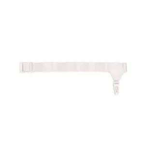 White JK uniform sock garter strap, anti-slip leg ring clip for women, daily hosiery accessory.