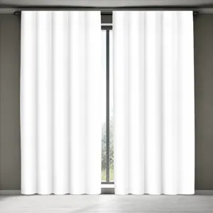 Rod Pocket Curtains For Living Room Bedroom Blackout Window Drapes Digital Printed Polyester Fabric Artistic Home Decor Shading Panels